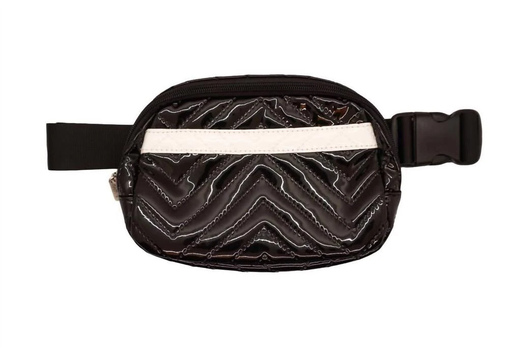 Bari Lynn Bari Lynn - Girl
s Quilted Patent Waist Bag