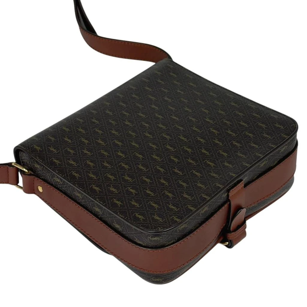 Yves Saint Laurent Coated Canvas Leather Shoulder Bag (Pre-Owned) 2