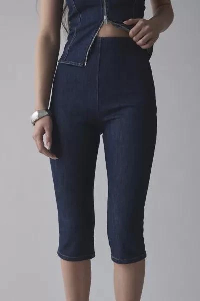 Urban Outfitters BY.DYLN Alix Denim Capri Pant 2
