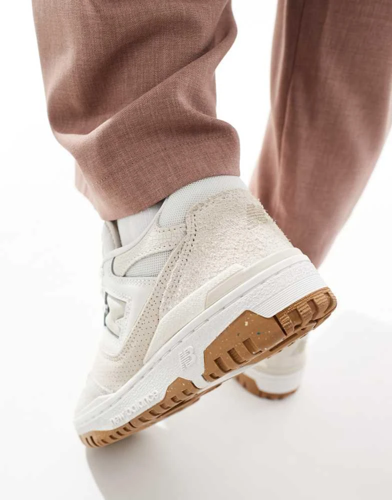 New Balance New Balance 550 sneakers in cream with stone details 3