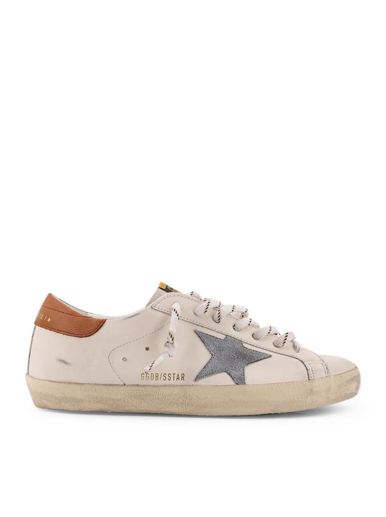 Golden Goose White & Brown Stardan Sneakers - Casual Shoes