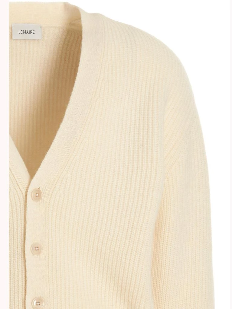 Lemaire Lemaire Ribbed-Detail Button-Up Cardigan 3