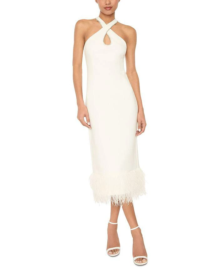Likely Hadley Embellished Halter Dress 1