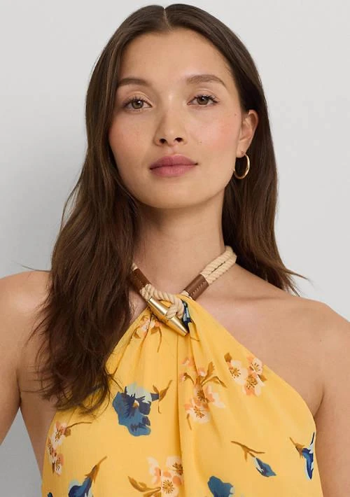 Ralph Lauren Ralph Lauren Floral Crinkle Georgette Halter Top 3