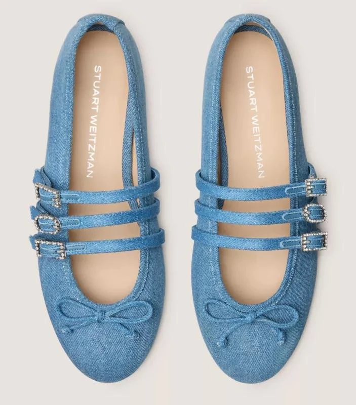 Stuart Weitzman CELESTE MARY JANE BALLET 4