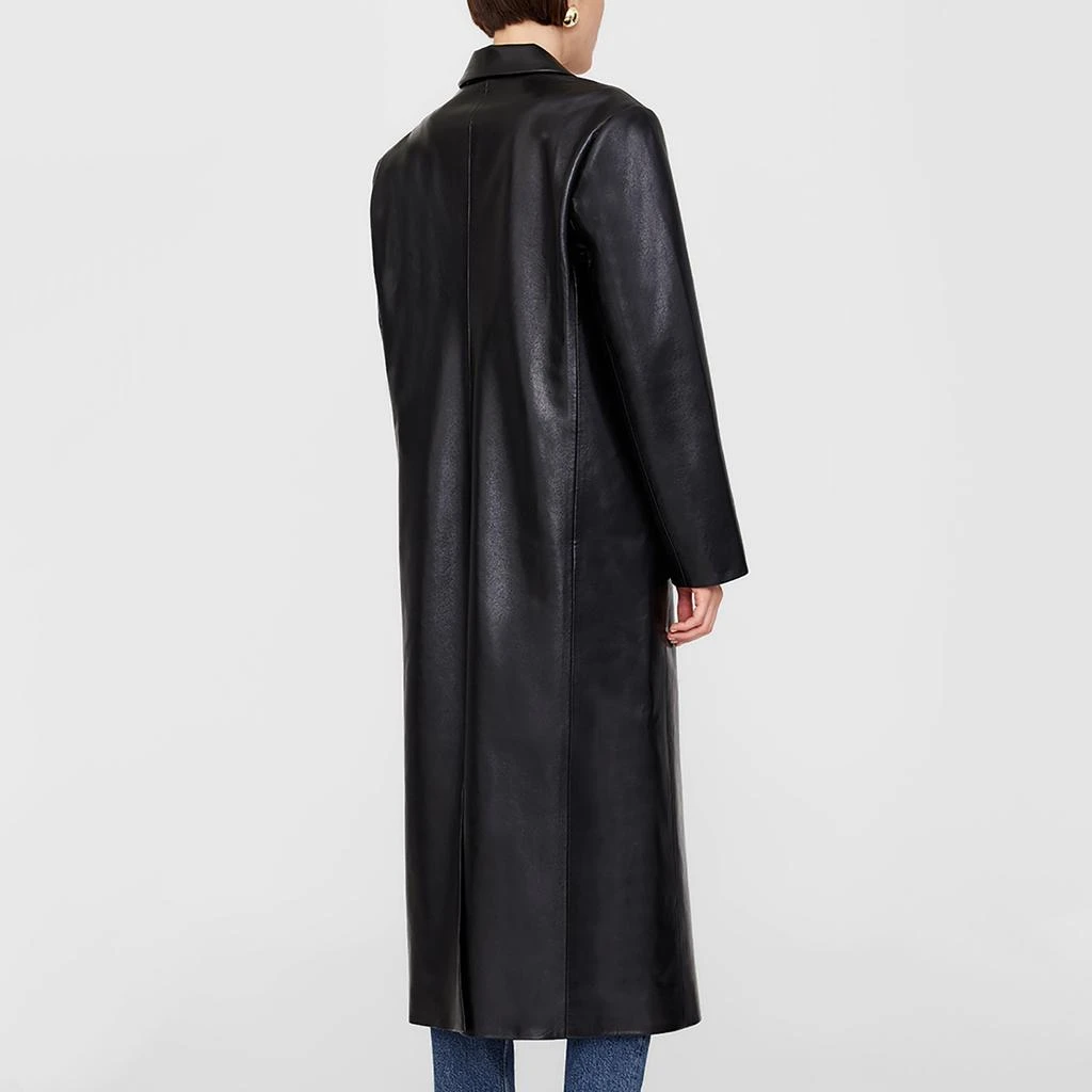 ANINE BING Quinn Faux Leather-Blend Coat 2