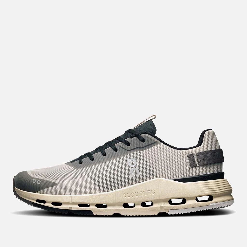 On Men's Cloudnova Form 2 Running Trainers - Pearl/Black 3