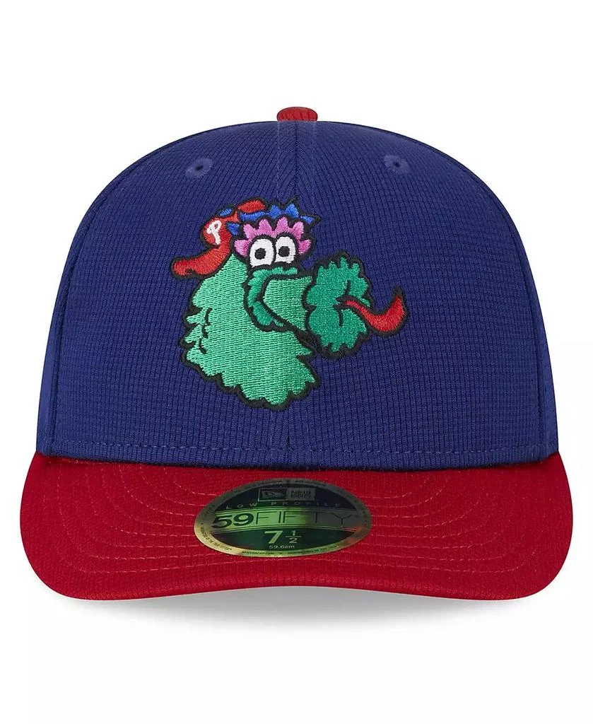 New Era Men's Navy Philadelphia Phillies 2024 Batting Practice Low Profile 59FIFTY Fitted Hat 2
