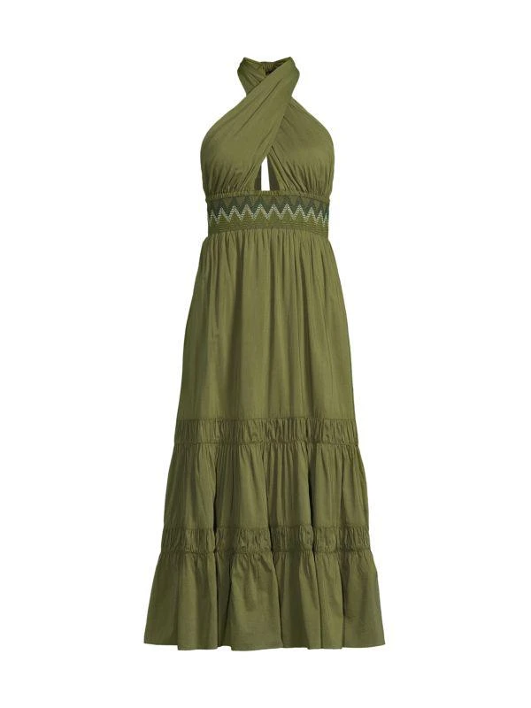 MISA Karolina Halter Midi Dress 3