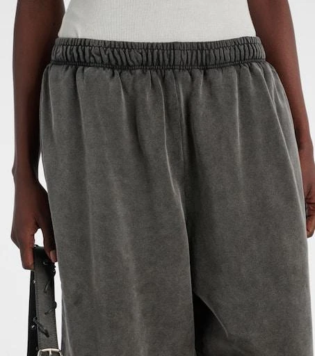 Acne Studios Layered cotton fleece sweatpants 4
