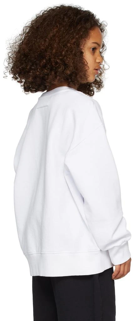 MM6 Maison Margiela Kids White Arm Logo Sweatshirt 4