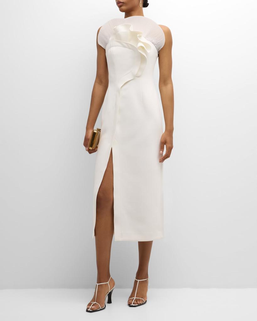 Acler Webster Strapless Midi Dress