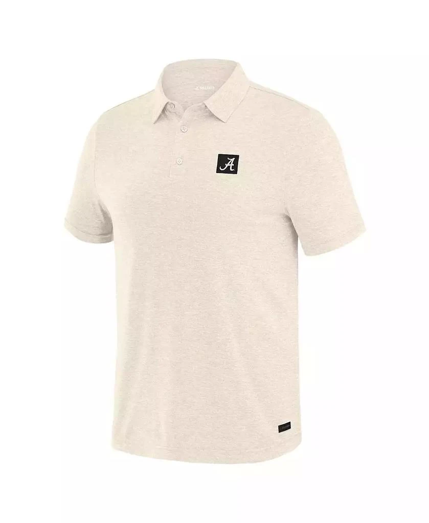 J. Palmer Men's White Alabama Crimson Tide Four Down Polo Shirt 3