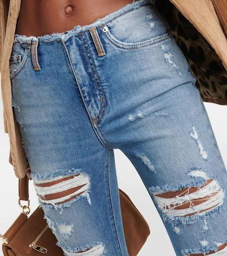 Dolce 
Gabbana Distressed skinny jeans 4