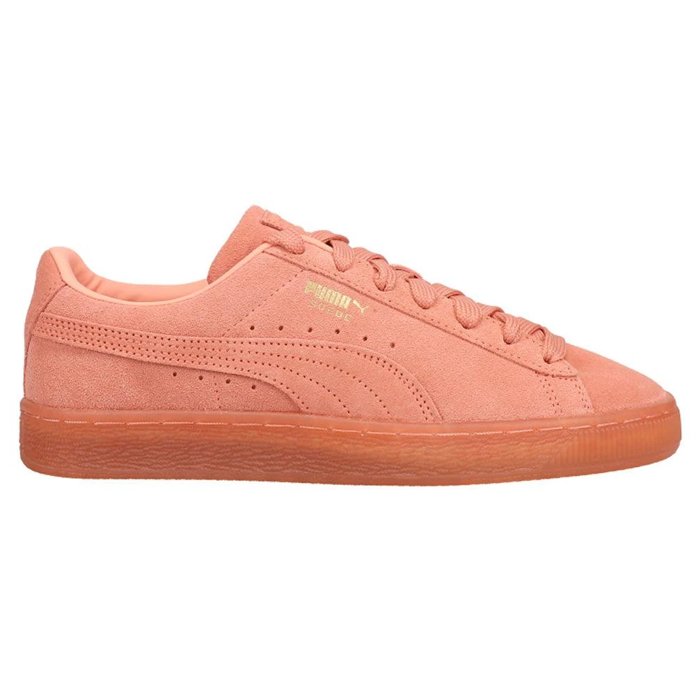 Puma Suede Classic Mono Gold Lace Up Sneakers (Big Kid)