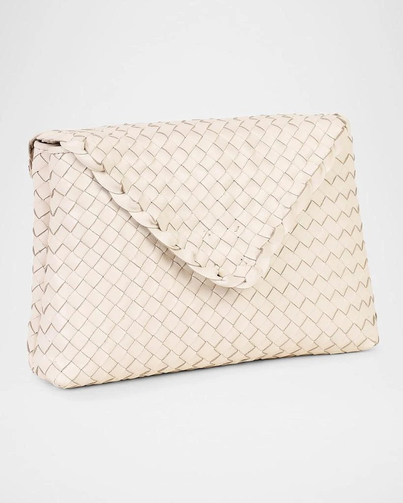 Rafe Jamie Envelope Woven Leather Clutch Bag 2