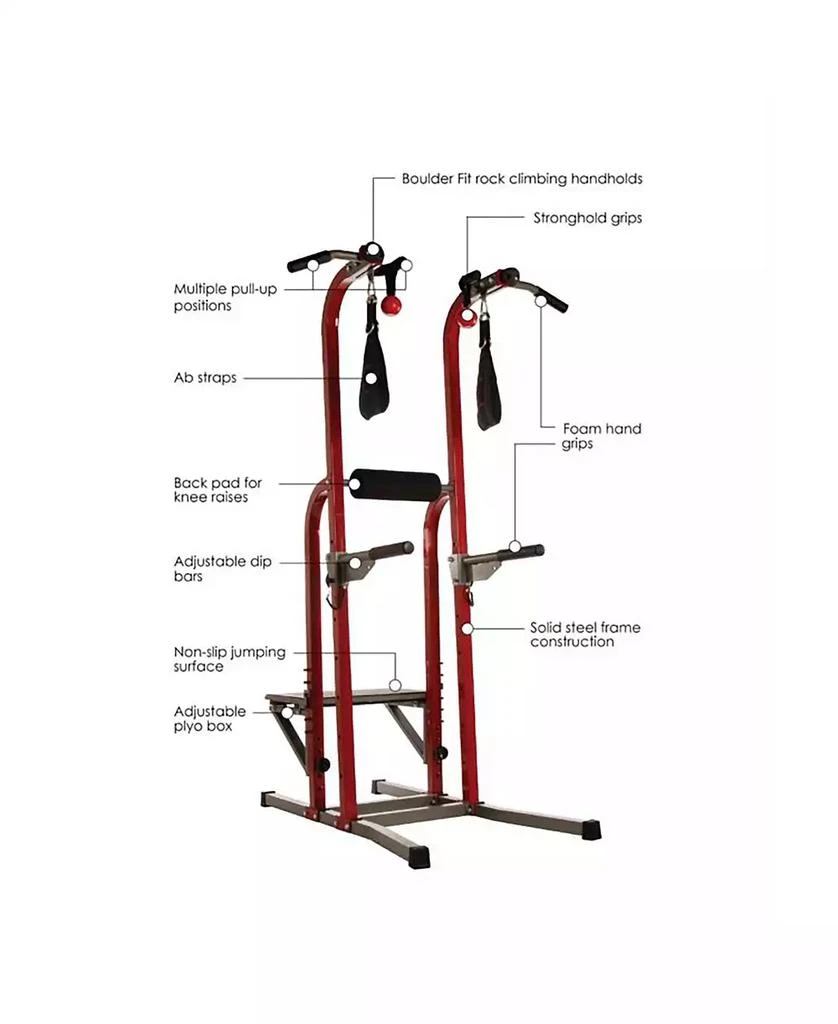 Stamina Products Stamina X Fortress Power Tower Home Gym Pull Up Fitness Workout Station 6