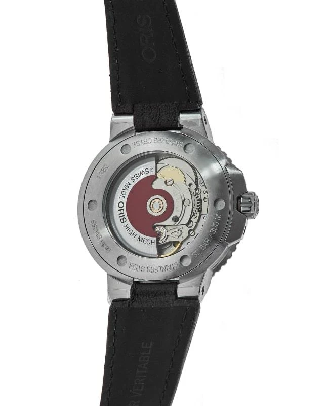 Oris Oris Aquis Date 39mm Green Dial Leather Strap Men's Watch 01 733 7732 4157-07 5 21 10FC 3