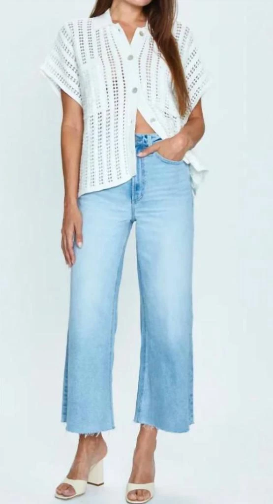 PISTOLA Pistola - LANA HIGH RISE ULTRA WIDE LEG CROP JEANS 3