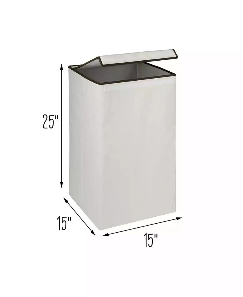 Honey Can Do Collapsible Square Hamper with Lid 4
