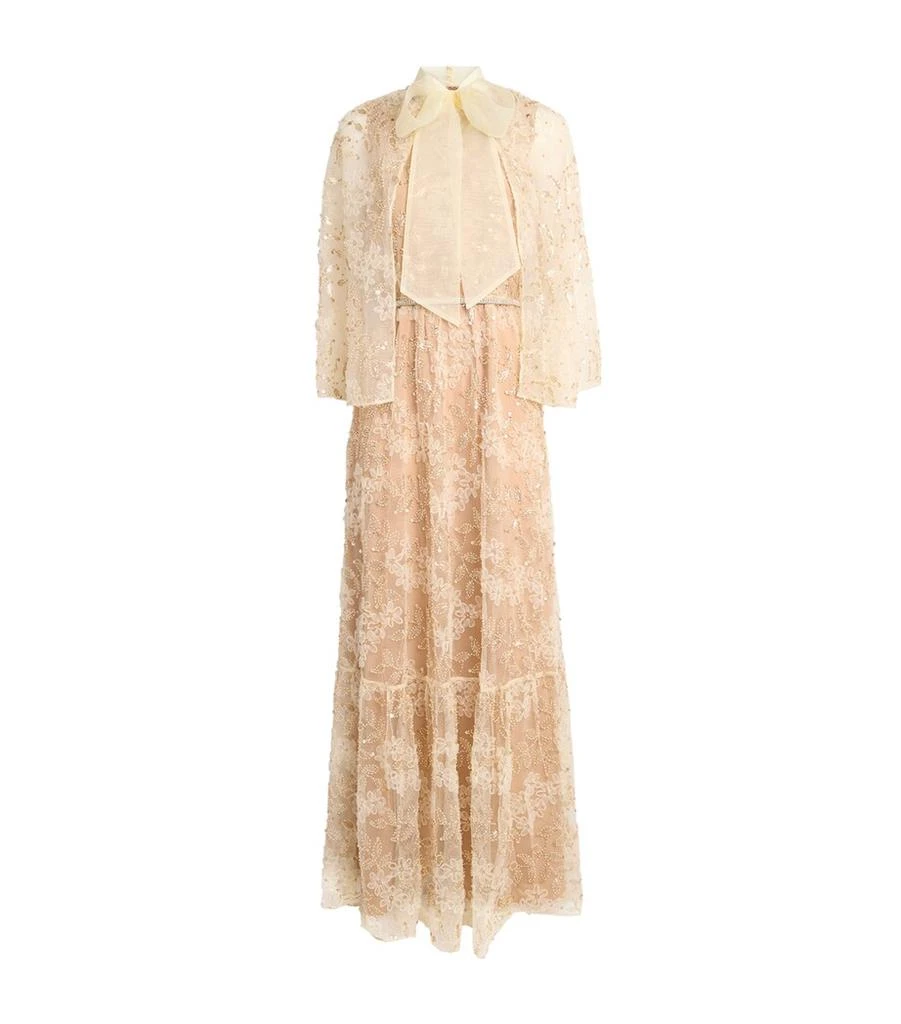 Self Portrait Embellished Cape Maxi Dress - Dresses & Skirts - Compare  Prices from 7+ Stores - BeyondStyle