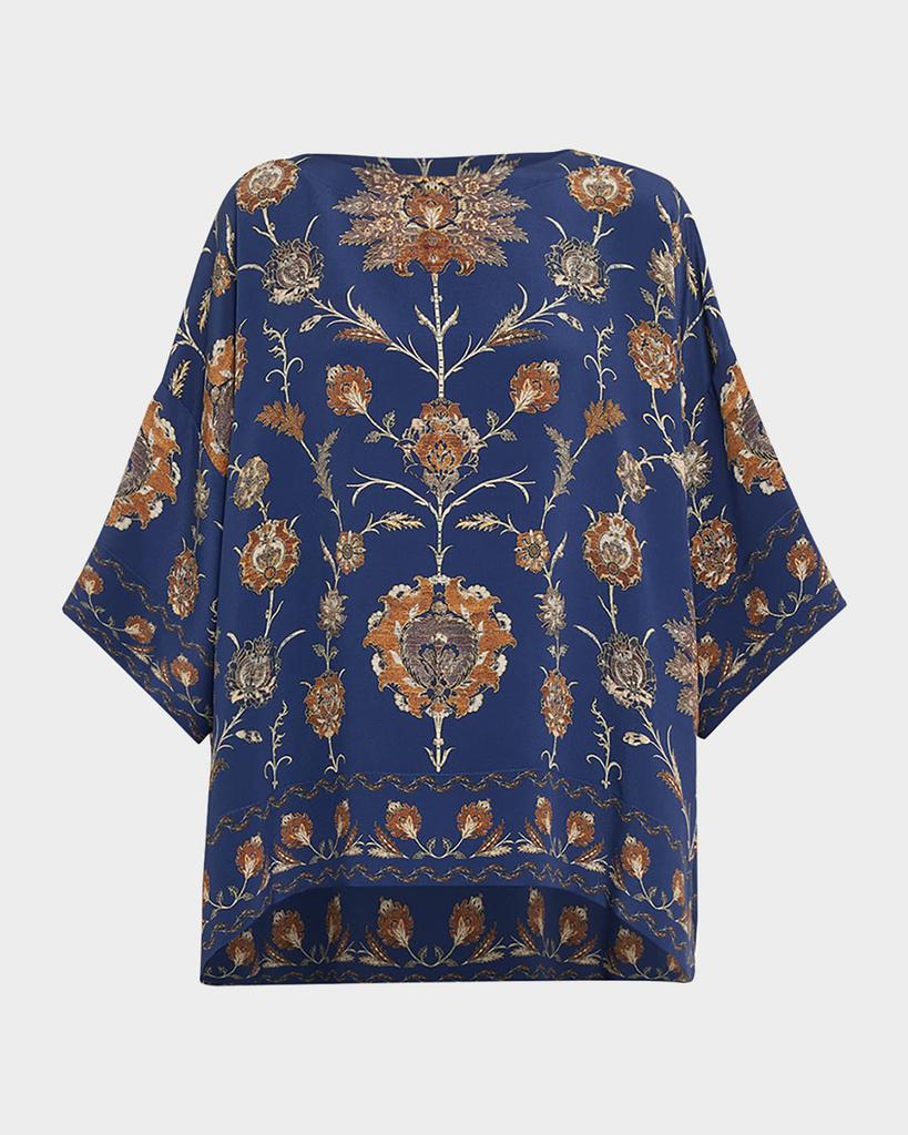Eskandar Printed Tunic (Long Length)