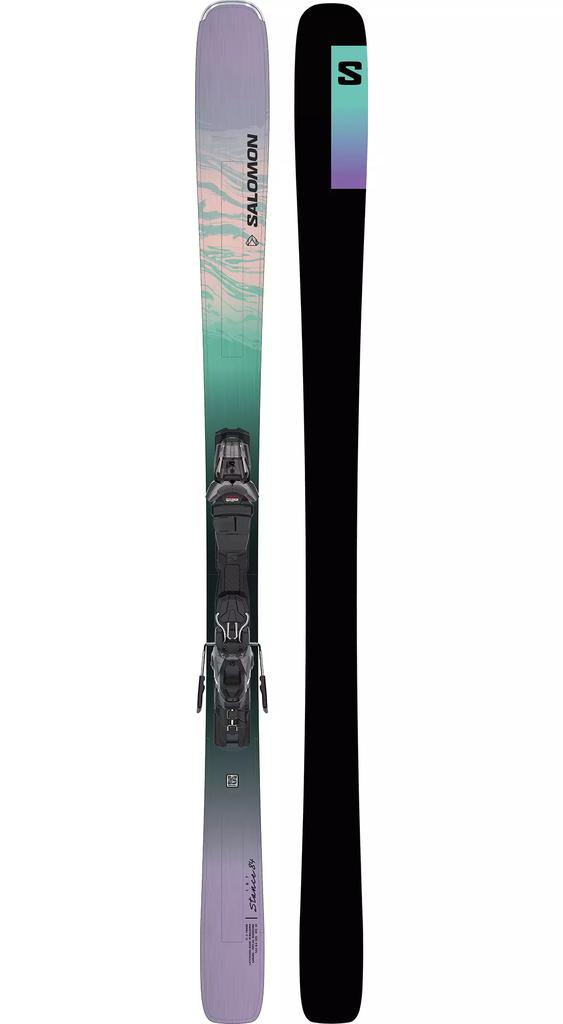 Salomon Salomon 2025  Women's Stance 84 All-Mountain Skis with M11 GripWalk Bindings