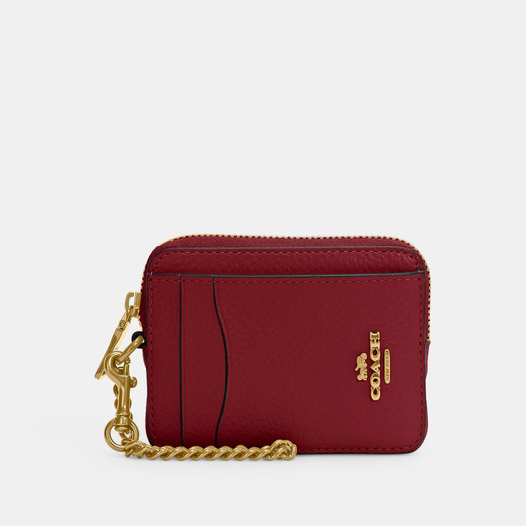 Coach Zip Card orders Case/Wallet