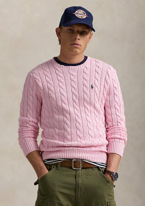 Ralph Lauren Ralph Lauren Cotton Cable Knit Driver Long Sleeve Sweater