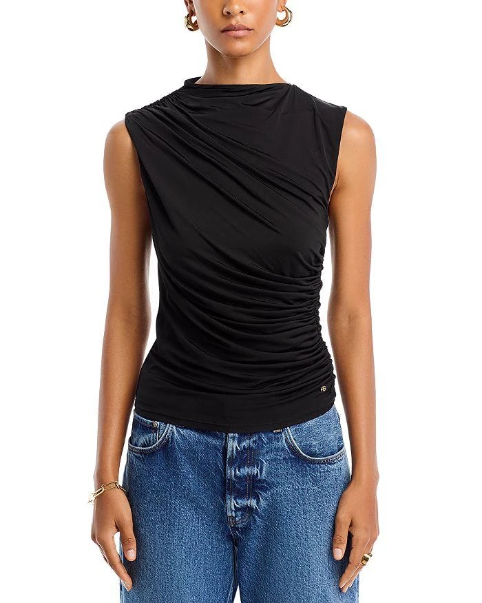 ANINE BING Lucia Ruched Top 6
