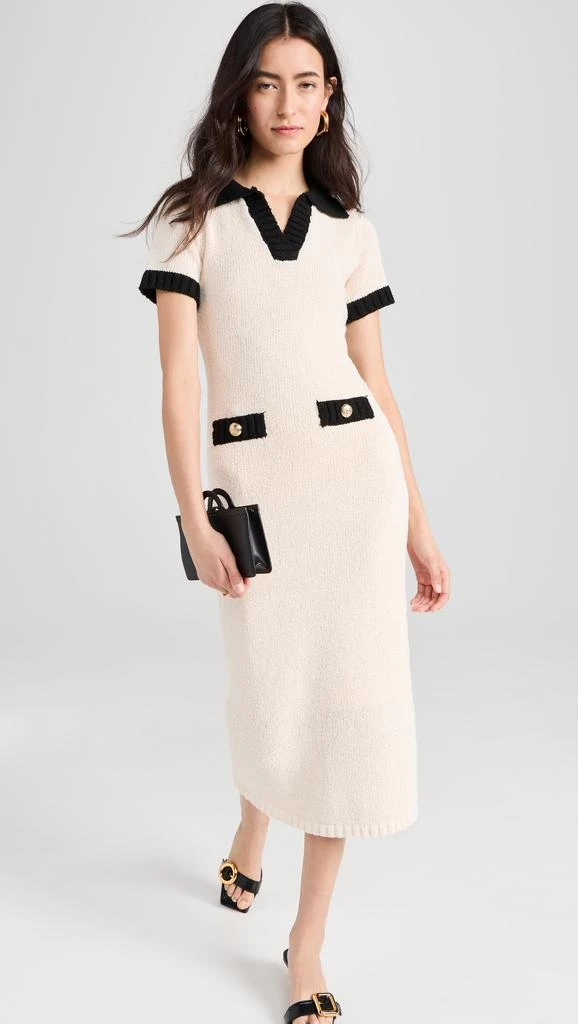 Endless Rose Crochet Knit Collared Dress 4