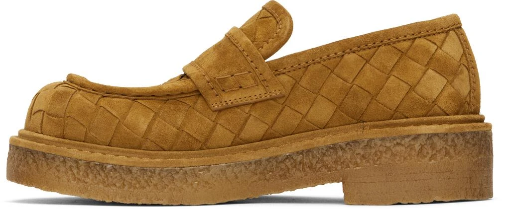 Bottega Veneta Tan Haddock Loafers 3