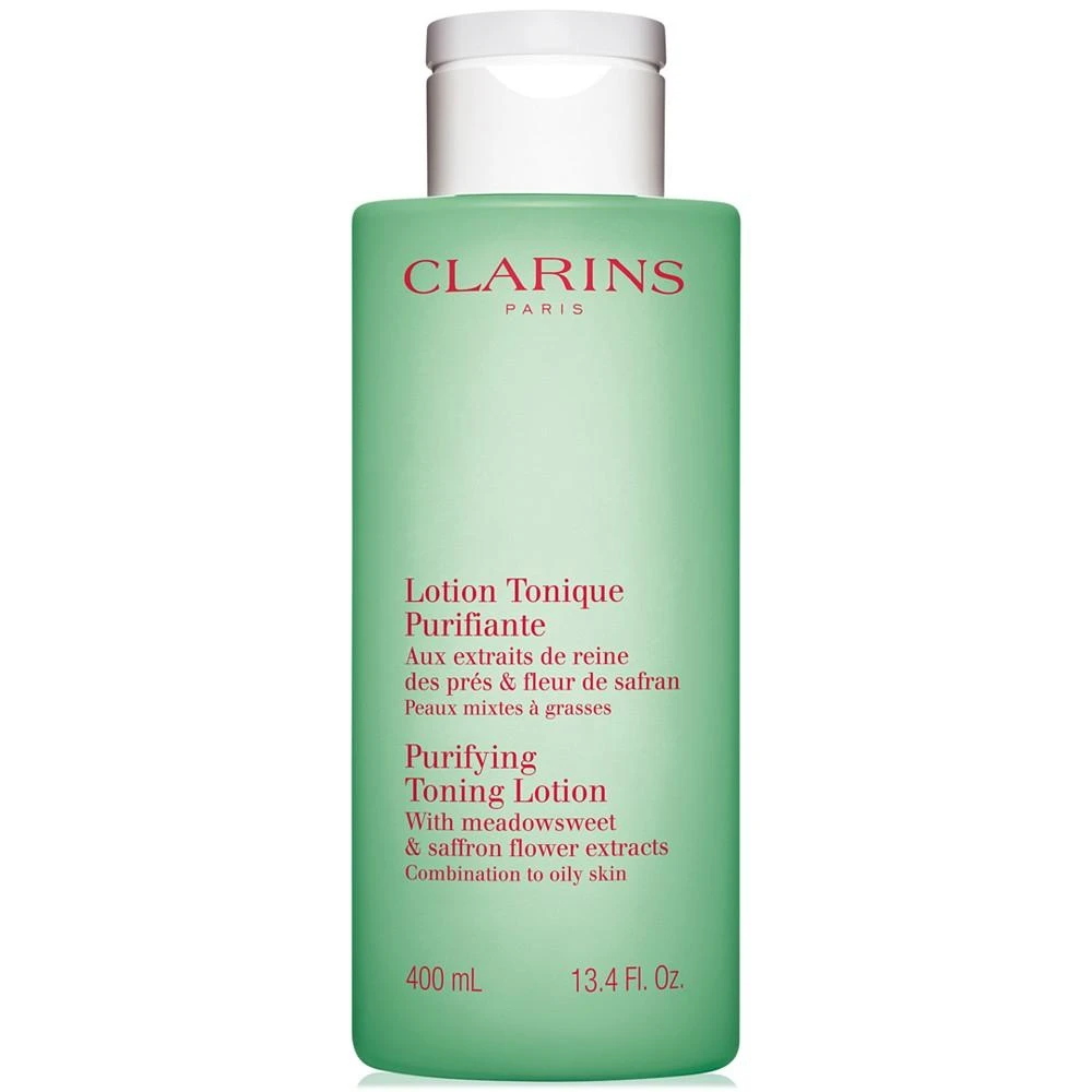 Clarins Purifying Toning Lotion With Meadowsweet Luxury Size, 13.5 oz. 2