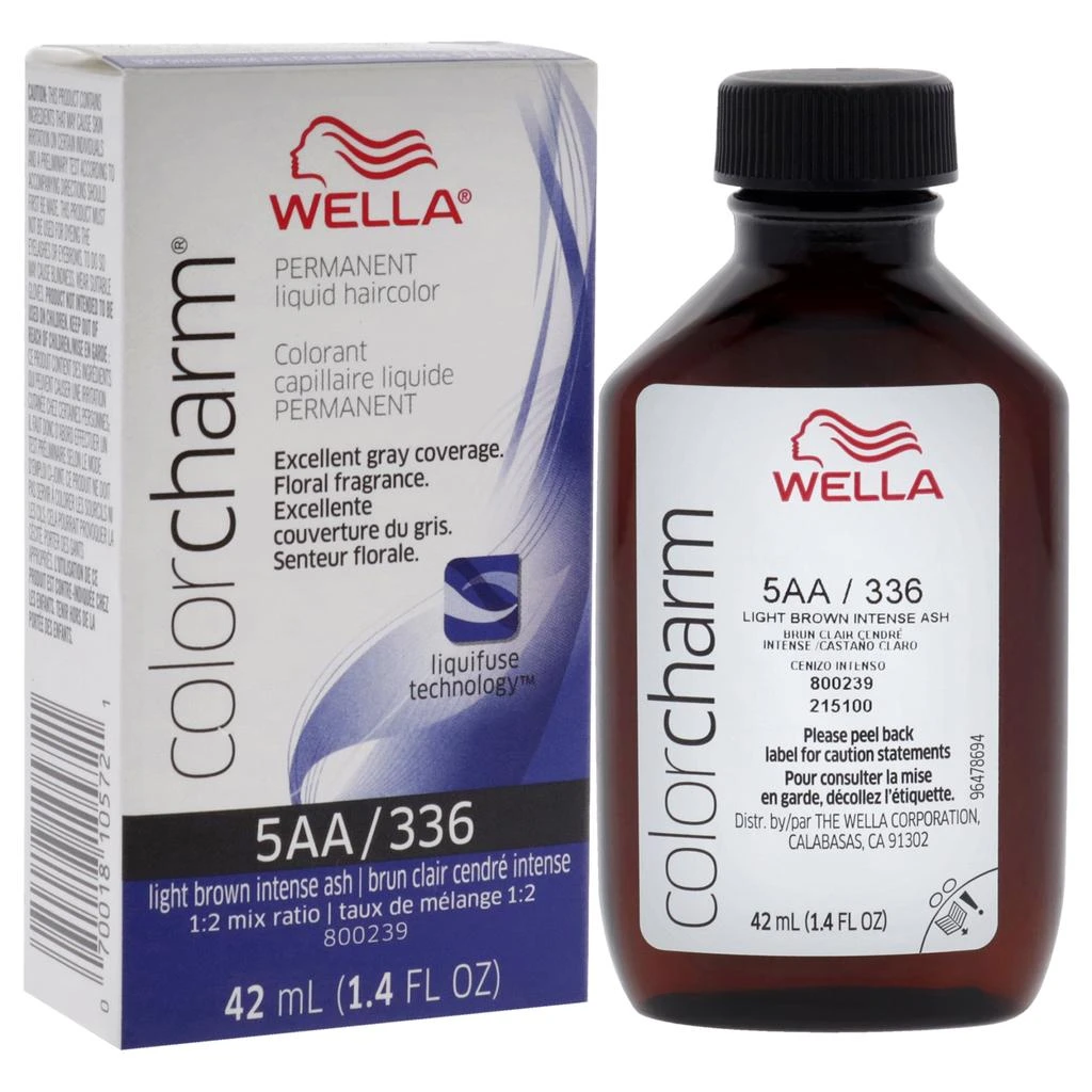 Wella Color Charm Permanent Liquid Haircolor - 336 5AA Light Drab Brown by  for Unisex - 1.4 oz Hair Color 3