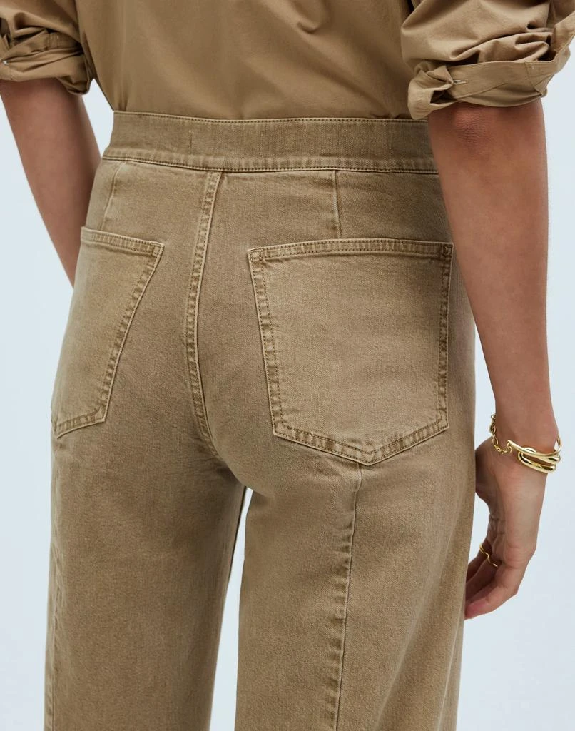Madewell The Petite Emmett Wide-Leg Crop Pant: Welt Pocket Edition 5