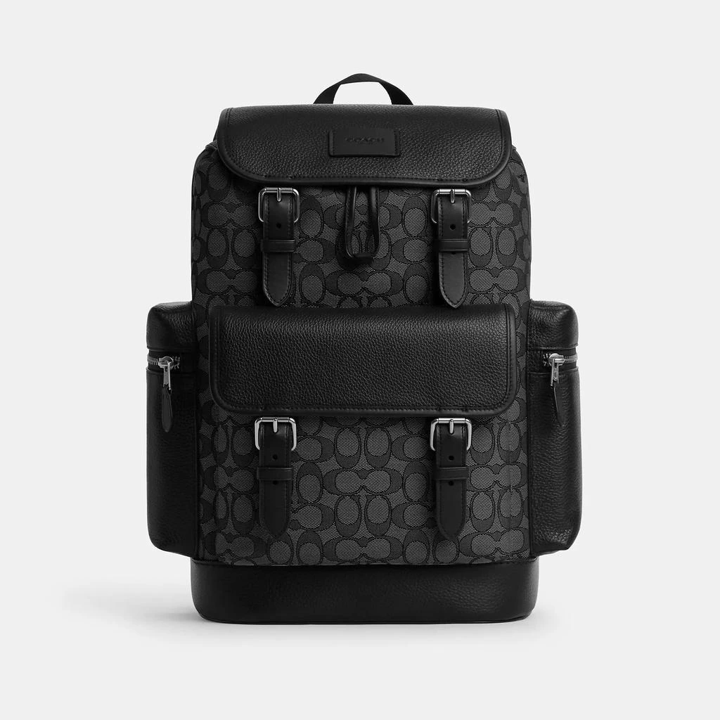 Coach Sprint Backpack In Signature Jacquard 1