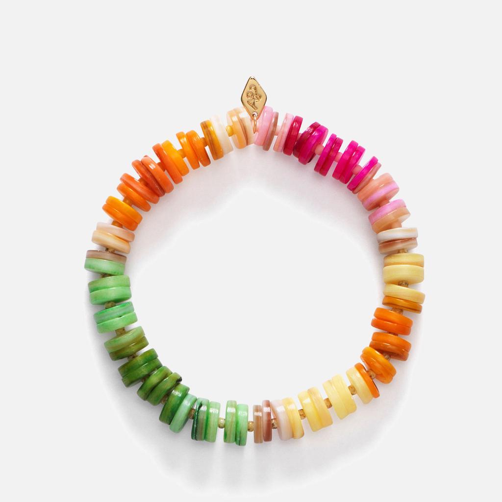 Anni Lu Anni Lu Fantasy Glass Bead and Shell Bracelet