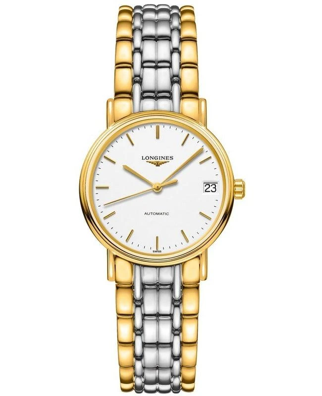 Longines Longines Presence Automatic White Dial Two-Toned Stainless Steel Women's Watch L4.322.2.12.7 1