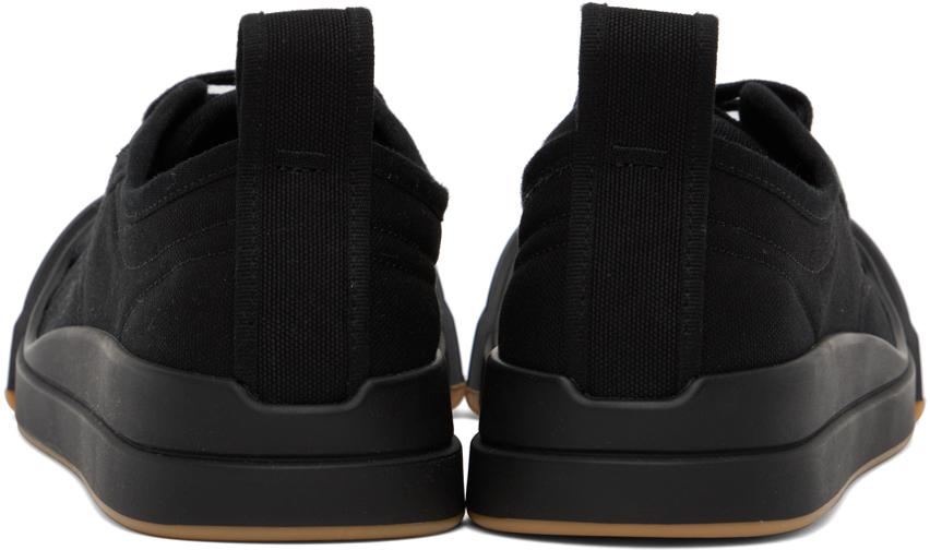 Bottega Veneta Black Vulcan Sneakers