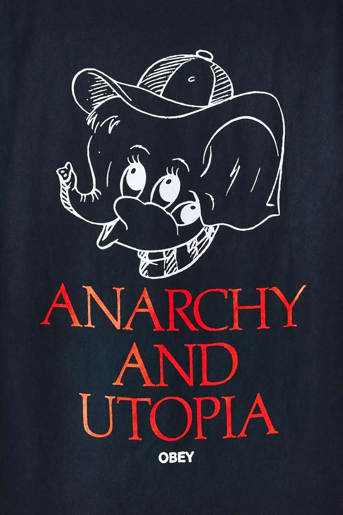 Obey OBEY Anarchy & Utopia Graphic Tee 3