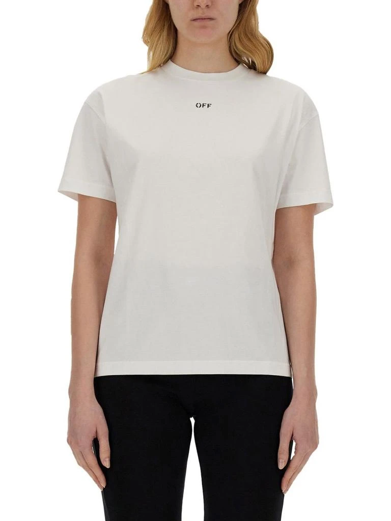 Off-White Off-White T-Shirt With Logo 3