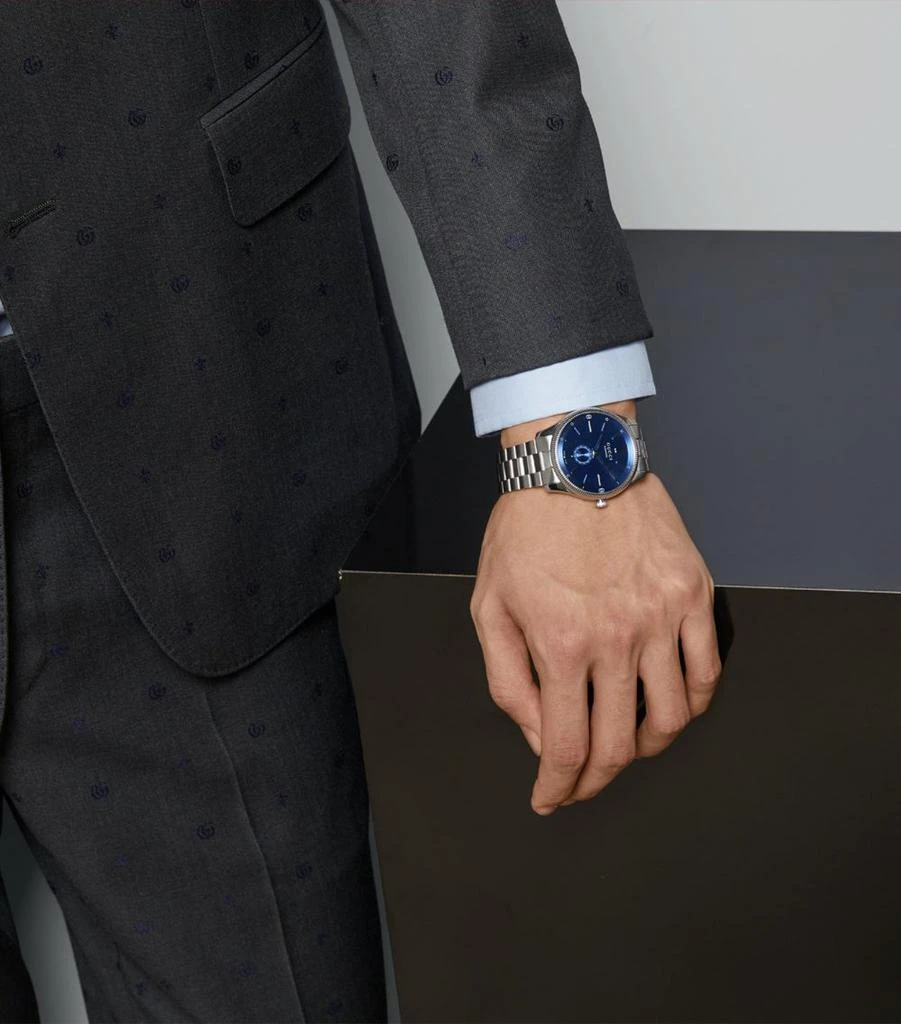 Gucci Steel G-Timeless Watch 40mm 2