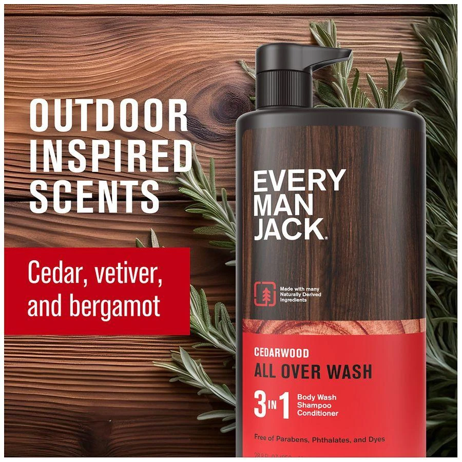 Every Man Jack All Over Wash Cedarwood 5