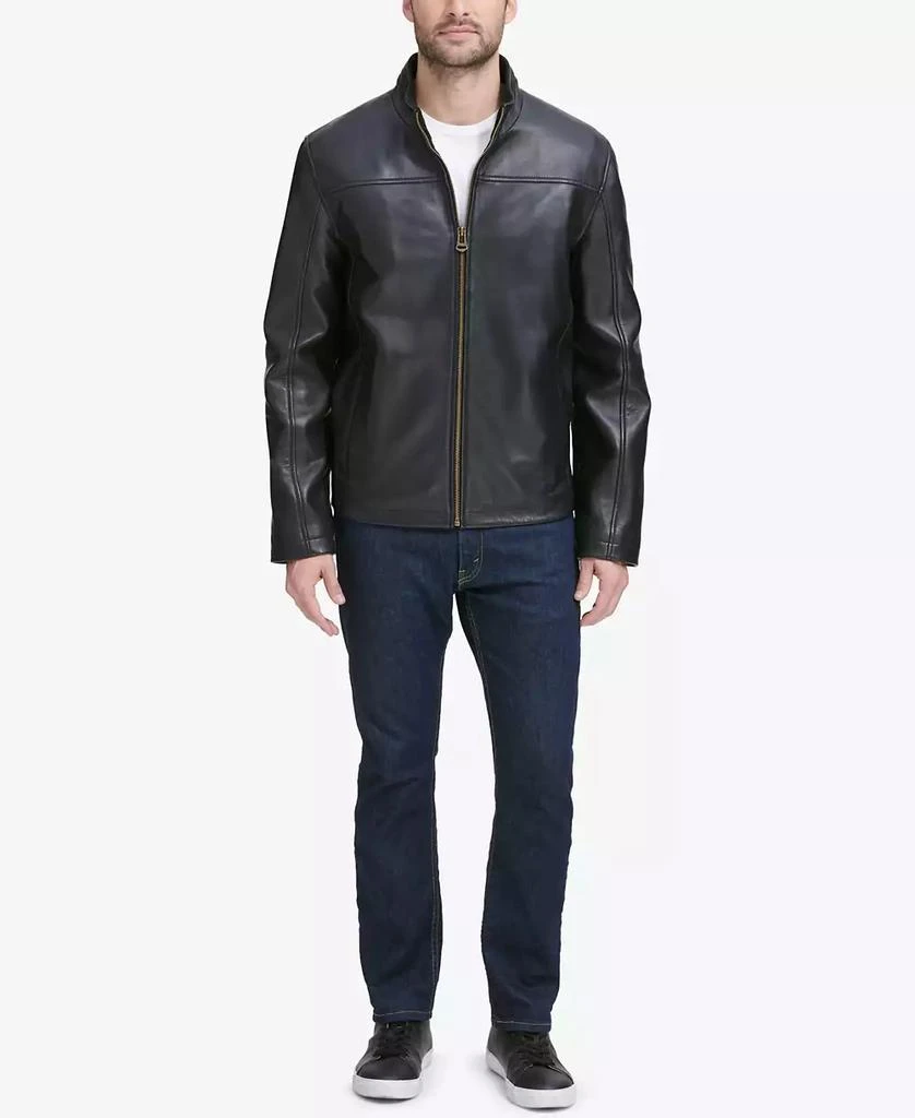 Cole Haan Men's Smooth Leather Jacket, Created for Macy's 4