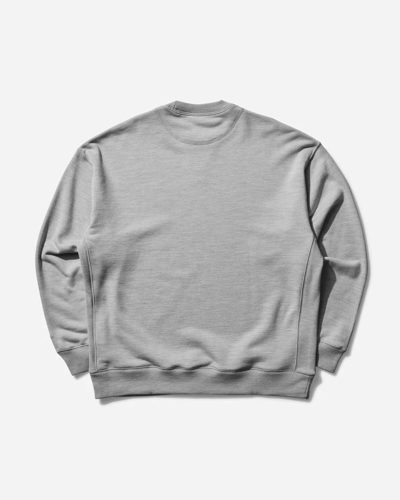 NIKE Men's Wool Classics Crewneck Sweatshirt Heather 2