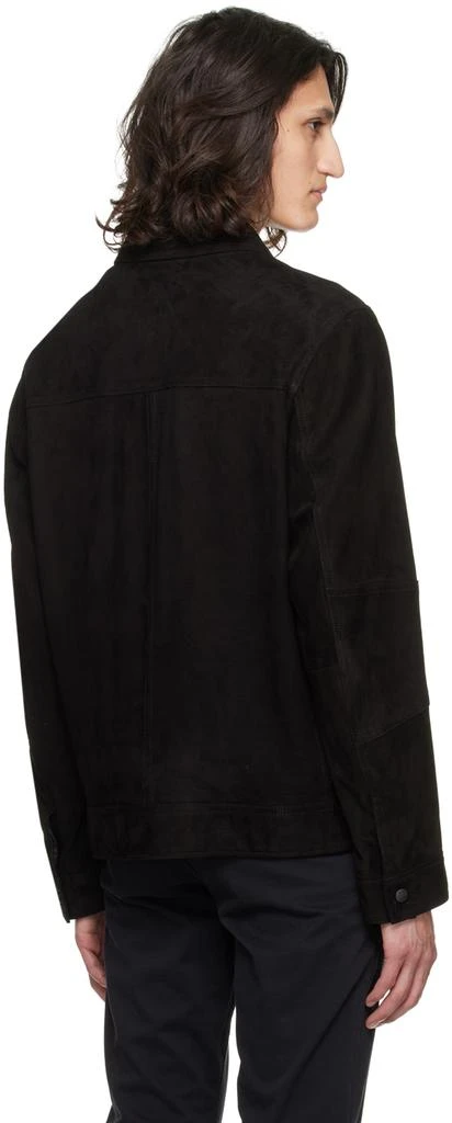 Hugo Boss Black Regular-Fit Leather Jacket 3