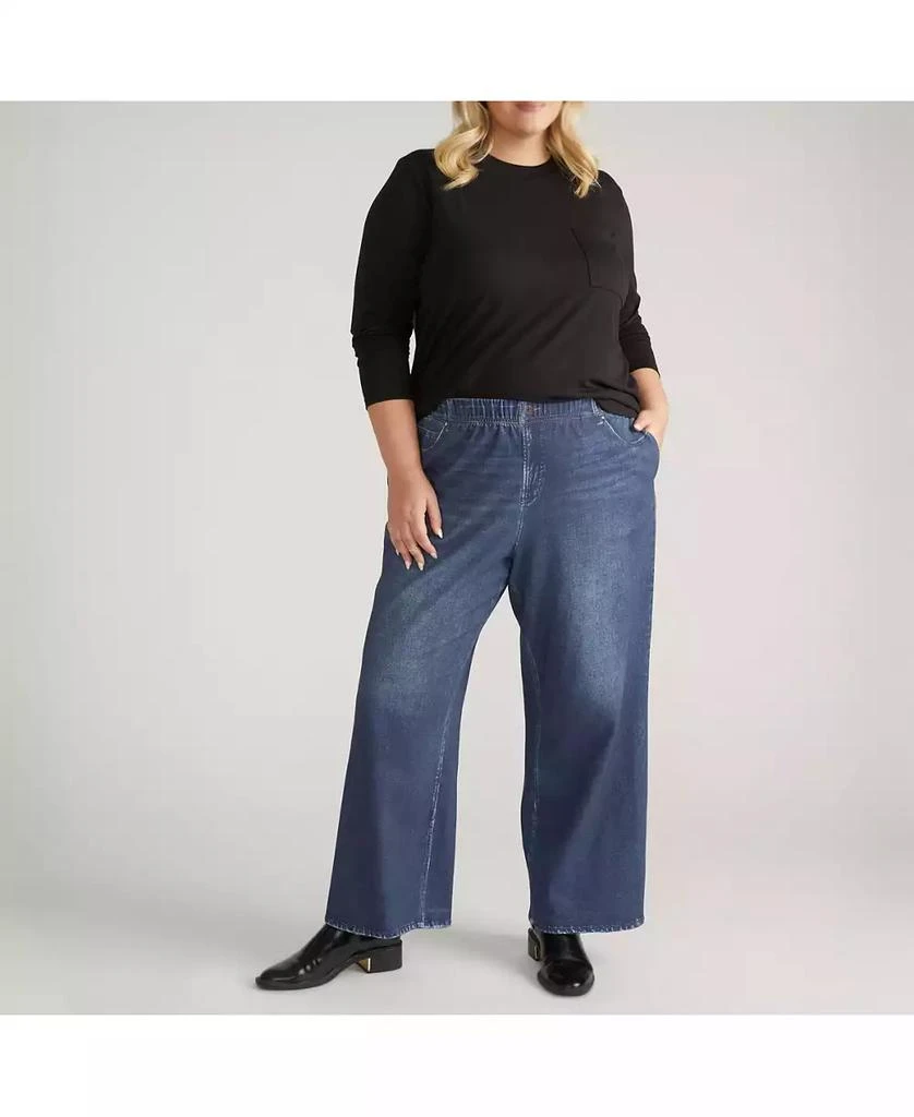 Universal Standard Plus Size Wide Leg Sweatpant Jeans