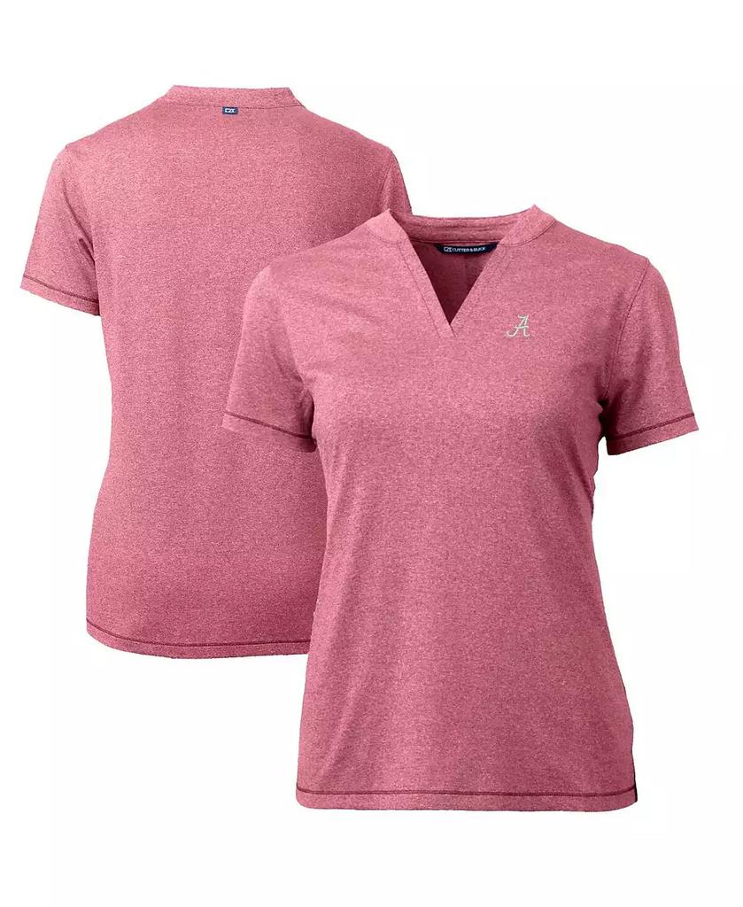 Cutter & Buck Women's Crimson Alabama Crimson Tide Forge Blade V-Neck Top