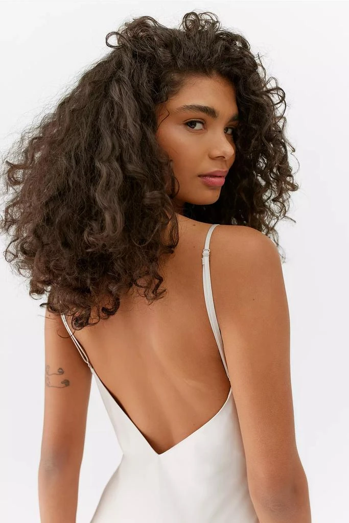low back brown dress Leah Open Tie Back Mini Dress  Shop American Threads Online Boutique Black / XS