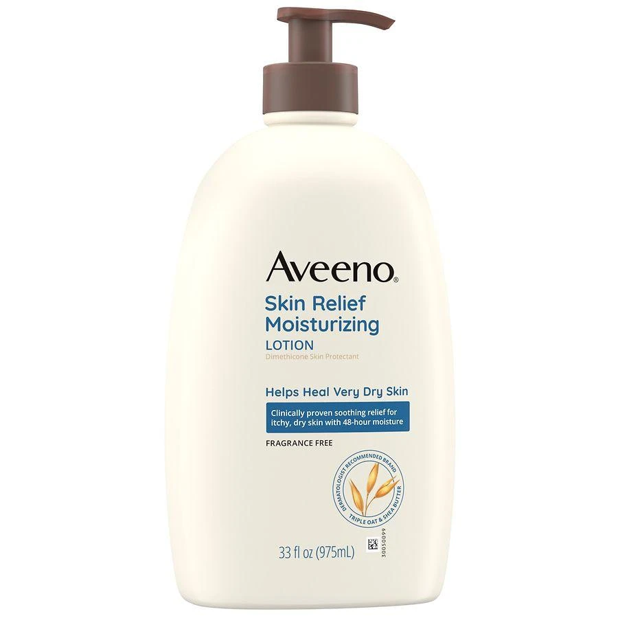 Aveeno Skin Relief Moisturizing Lotion with Soothing Triple Oat
Shea Butter Formula Fragrance-Free 3